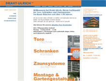 Tablet Screenshot of draht-ulrich.de